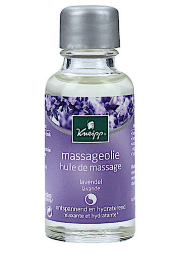 Kneipp Relaxing massageolie lavendel mini (20 Milliliter)