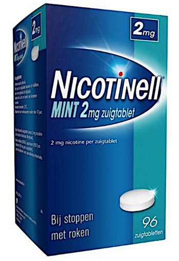Nicotinell Mint 2 mg zuigtablet - 96 stuks - Antirookbehandeling