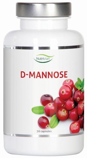 Nutrivian D-Mannose 500mg (50 Capsules)