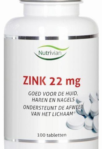 Nutrivian Zink methionine 22mg (100 Tabletten)