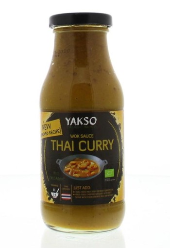 Yakso Woksaus curry bio (240 Milliliter)
