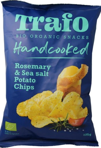 Trafo Chips handcooked rozemarijn himalaya zout bio (125 Gram)