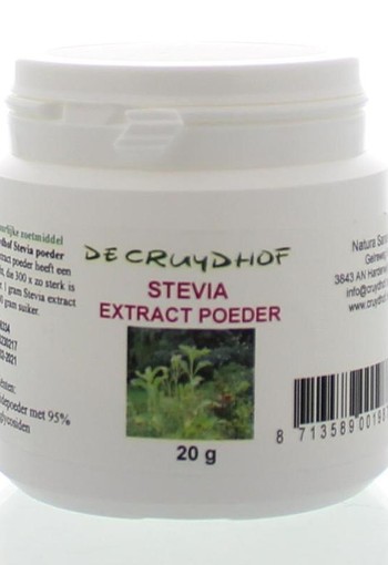 Cruydhof Stevia extract poeder (20 Gram)
