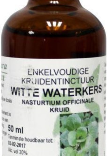 Natura Sanat Nasturtium off / witte waterkers tinctuur bio (50 Milliliter)