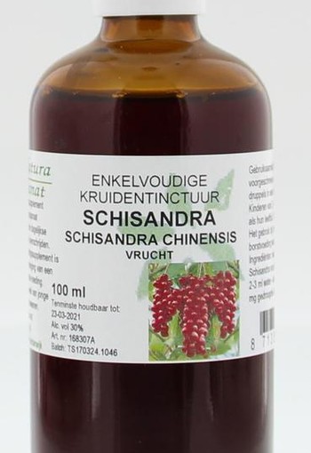 Natura Sanat Schisandra chinensis fruct tinctuur (100 Milliliter)