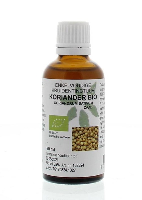 Cruydhof Coriandrum sativum / koriander tinctuur bio (50 Milliliter)