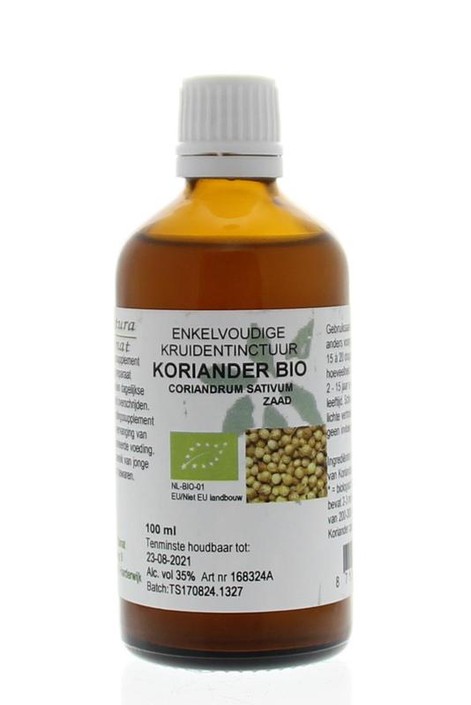 Cruydhof Coriandrum sativum / koriander tinctuur bio (100 Milliliter)