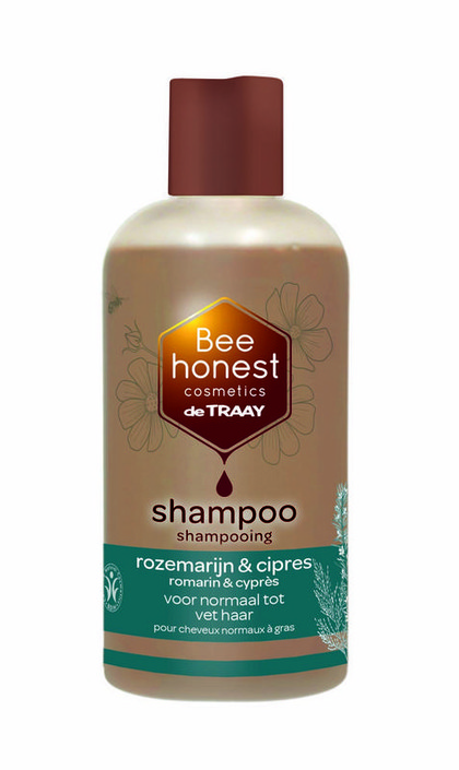 Traay Bee Honest Shampoo rozemarijn & cipres (500 Milliliter)