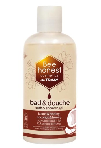 Traay Bee Honest Bad/douche kokos/honing (250 Milliliter)