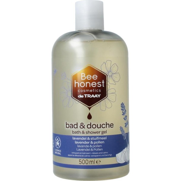 Traay Bee Honest Bad / douche lavendel & stuifmeel (500 Milliliter)