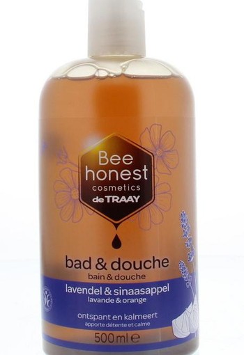 Traay Bee Honest Bad / douche lavendel / sinaasappel (500 Milliliter)