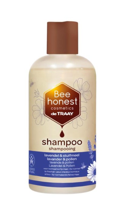 Traay Bee Honest Shampoo lavendel & stuifmeel (250 Milliliter)