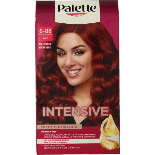 Poly Palette Haarverf 678 Robijn rood (1 Set)