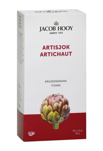 Jacob Hooy Artisjok theezakjes gold (20 Zakjes)