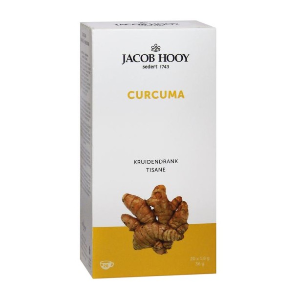 Jacob Hooy Curcuma theezakjes gold (20 Zakjes)