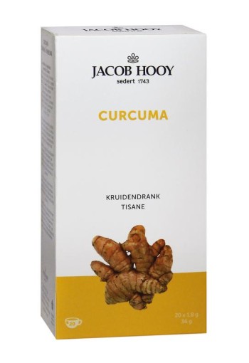 Jacob Hooy Curcuma theezakjes gold (20 Zakjes)