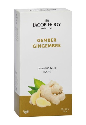 Jacob Hooy Gember theezakjes (20 Zakjes)