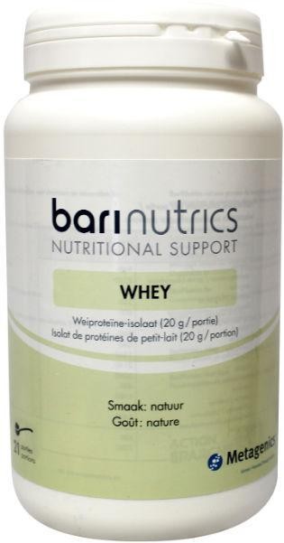 Barinutrics Whey natuur (477 Gram)