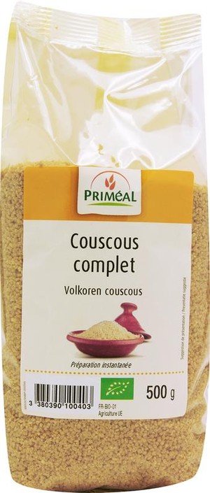 Primeal Couscous volkoren bio (500 Gram)