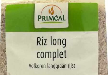 Primeal Volkoren langgraan rijst bio (1 Kilogram)