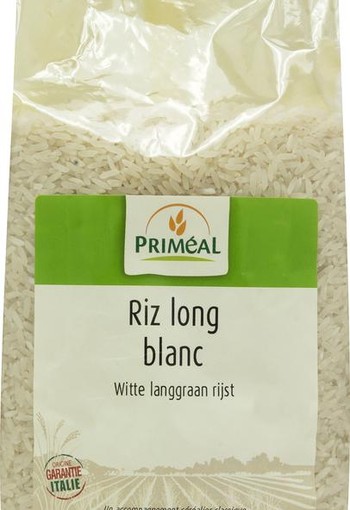 Primeal Witte langgraan rijst bio (1 Kilogram)
