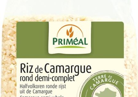 Primeal Halfvolkoren ronde rijst camargue bio (500 Gram)