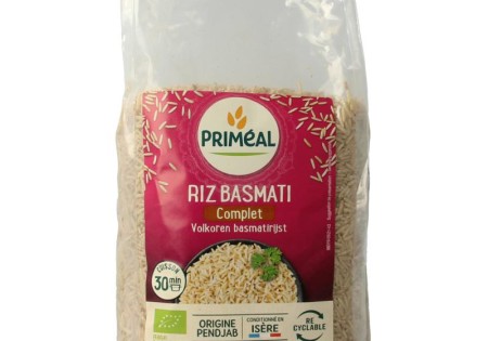 Primeal Volkoren basmati rijst bio (1 Kilogram)