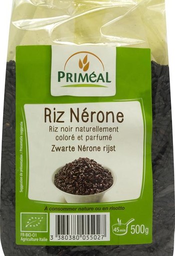Primeal Zwarte Nerone rijst bio (500 Gram)