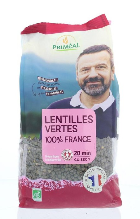 Primeal Linzen groen bio (1 Kilogram)