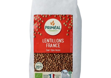 Primeal Linzen zeer fijn Frankrijk bio (500 Gram)