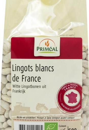 Primeal Witte lingotbonen Frankrijk bio (500 Gram)