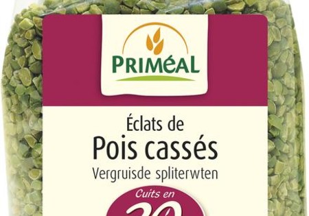Primeal Vergruisde spliterwten bio (500 Gram)