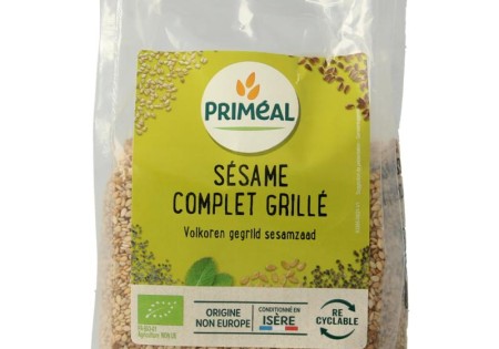Primeal Volkoren gegrild sesamzaad bio (250 Gram)