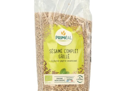 Primeal Volkoren gegrild sesamzaad bio (500 Gram)