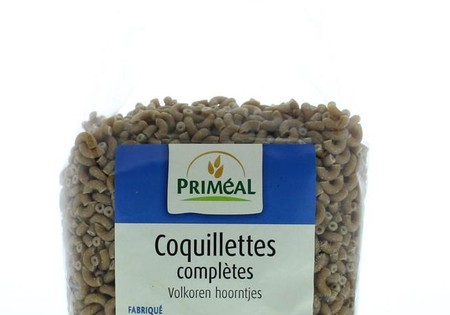 Primeal Volkoren macaroni hoorntjes bio (500 Gram)