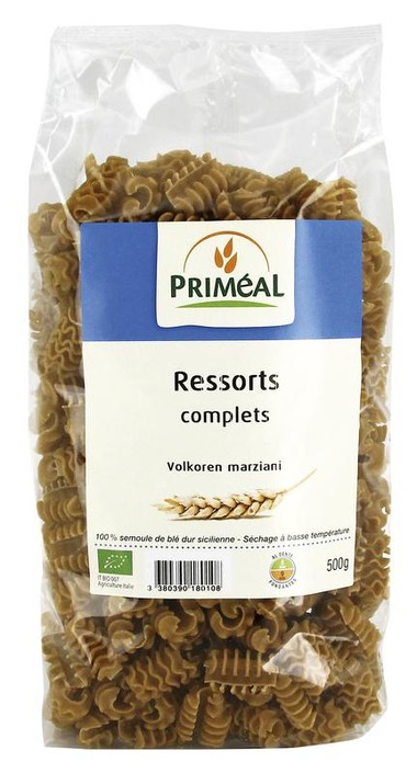 Primeal Volkoren marziani veertjes bio (500 Gram)