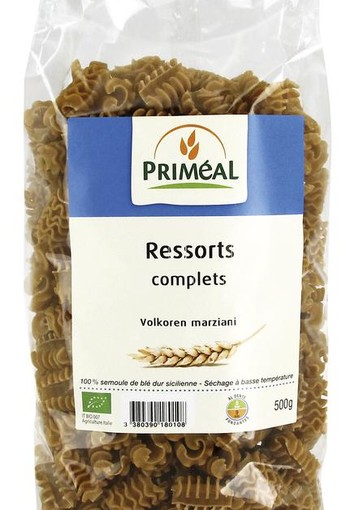Primeal Volkoren marziani veertjes bio (500 Gram)
