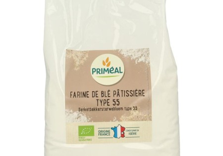 Primeal Banketbakkers tarwebloem T55 bio (1 Kilogram)