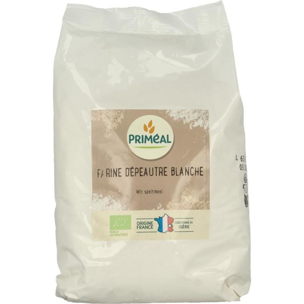 Primeal Wit speltmeel bio (1 Kilogram)