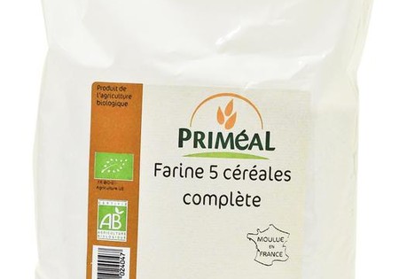 Primeal Volkoren 5-granenmeel bio (1 Kilogram)