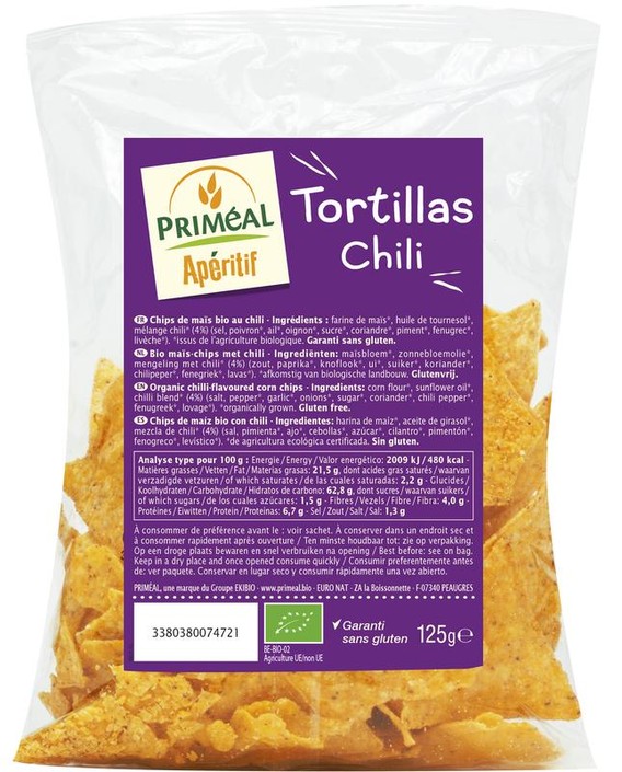 Primeal Tortillas chili bio (125 Gram)