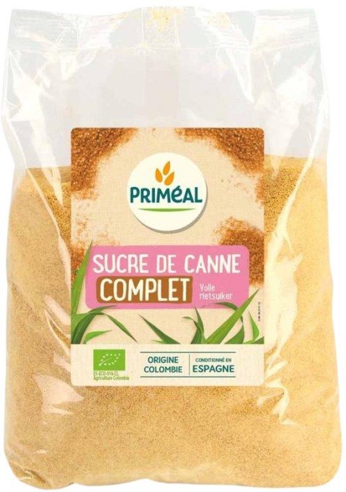 Primeal Volle rietsuiker bio (1 Kilogram)