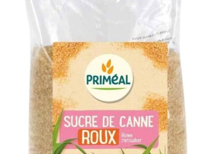 Primeal Bruine ruwe rietsuiker bio (1 Kilogram)