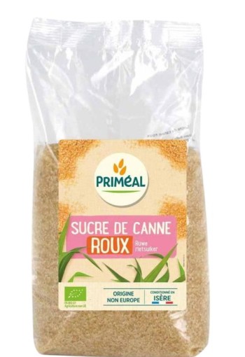 Primeal Bruine ruwe rietsuiker bio (1 Kilogram)