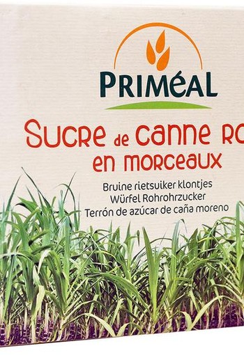 Primeal Bruine rietsuiker klontjes bio (1 Kilogram)