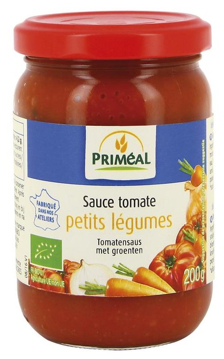 Primeal Tomatensaus met groenten bio (200 Gram)