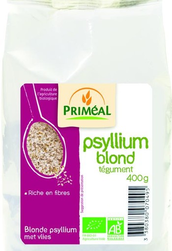 Primeal Blonde psyllium met vlies bio (400 Gram)