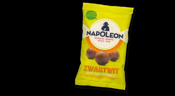 Napoleon Zwart/wit kogels (150 Gram)
