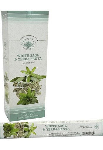 Green Tree Wierook yerga sante & white sage (20 Stuks)