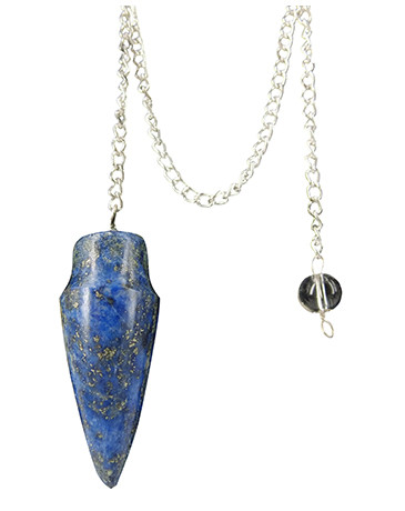 Ruben Robijn Pendel druppel lapis lazuli (1 Stuks)